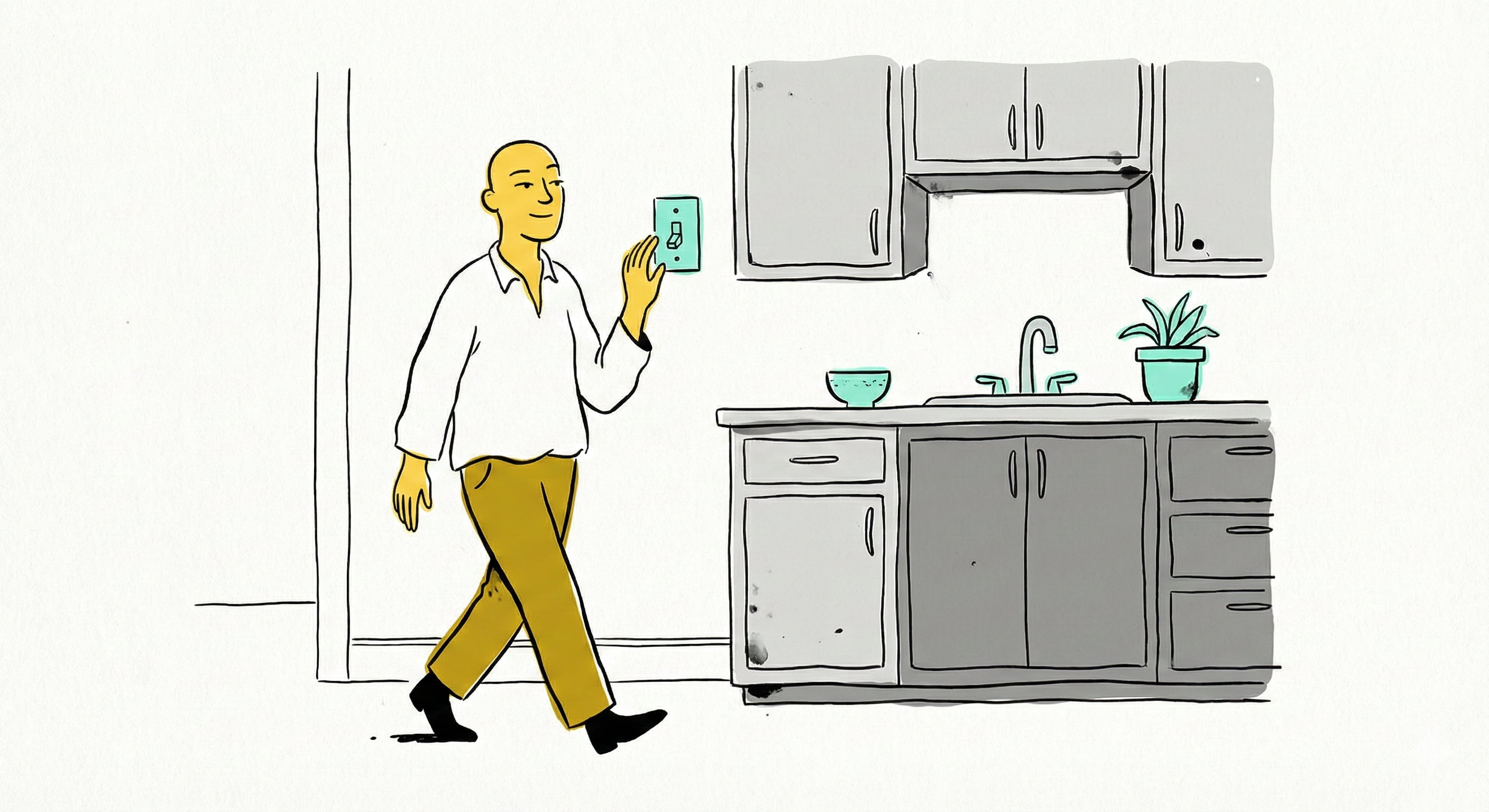 Walking into a familiar room